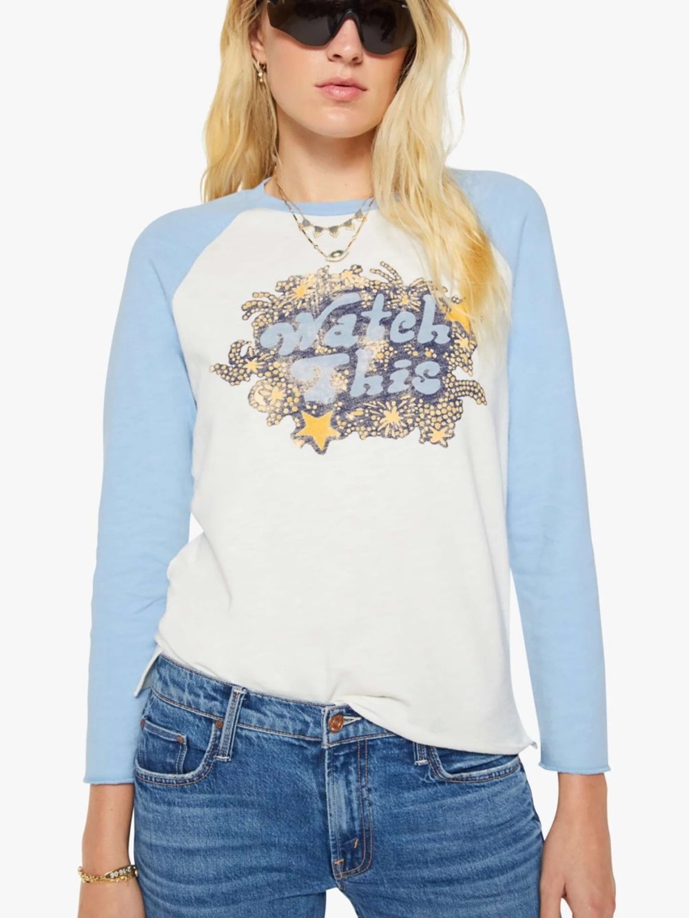 Mother the vintage sporty concert tee
